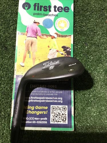 Titleist Left Handed Vokey Design SM6 L Grind Black 58* Lob Wedge LW Wedge Flex