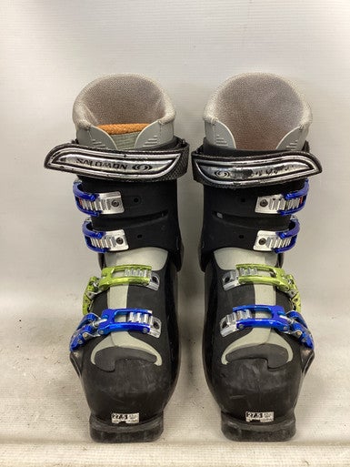Used Salomon X WAVE Mens DH Ski Boot Black 275 MP - M09.5 - W10.5 11851-S000042648