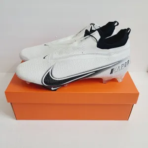 Nike Vapor Edge Elite 360 Flyknit Football Cleats CV6282-108 Size 16 White