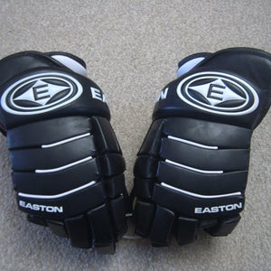 Excellent Condition Easton Synergy X-Treme Senior Hockey Gloves 13" Black/White