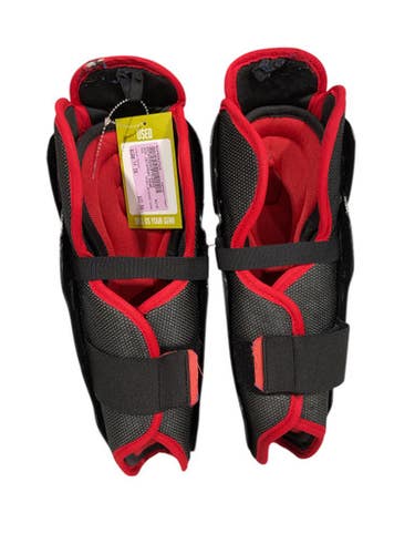 Used CCM JETSPEED EDGE Junior Shin Guards Black 11" 11847-S000032526