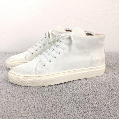 Woman by Common Projects Achilles Mid Womens 37 EU Shoes Cream White Sneakers