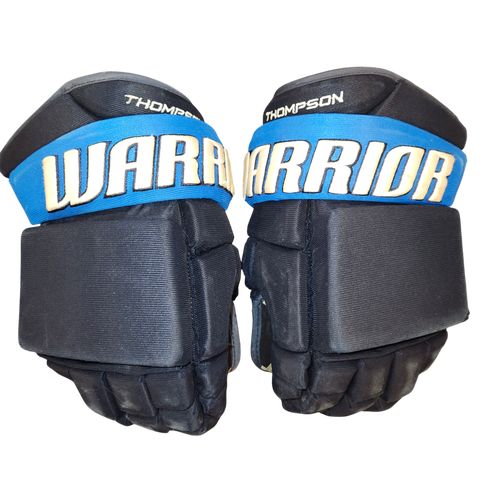 WINNIPEG JETS WARRIOR ALPHA GLOVES 14" PRO STOCK THOMPSON