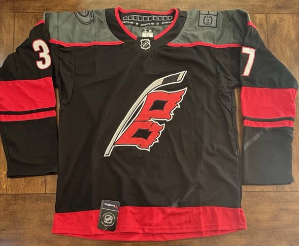 Carolina Hurricanes Andrei Svechnikov Black Jersey #37 Adult Large (52) NWT