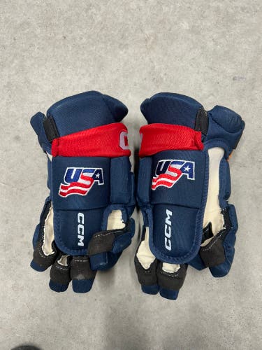 13” CCM HGPFTW Pro Team USA Olympics Hockey Gloves Pro Stock (New)