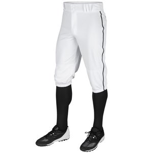 White (black piping) Men's Knicker Style Medium Adult Champro Game Pants (New)