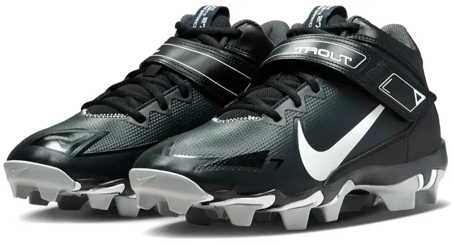 Nike Force Trout 8 Keystone Black Molded Cleats M 8.5 (W 9.5) CZ5911-011 (Used)