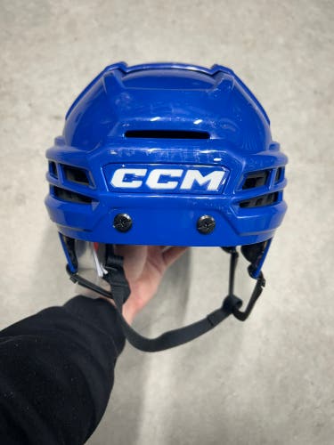 Large Team USA Olympics CCM TACKS X Helmet Pro Stock (New) Blue