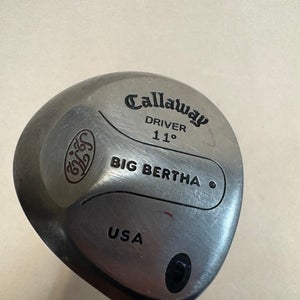 Men's Callaway Big Bertha Right Handed Driver Regular Flex 11 Loft (Used)