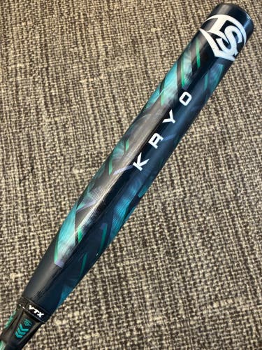 Blue 2025 Louisville Slugger Kryo Composite Bat (-10) Composite 22 oz 32" (Used)