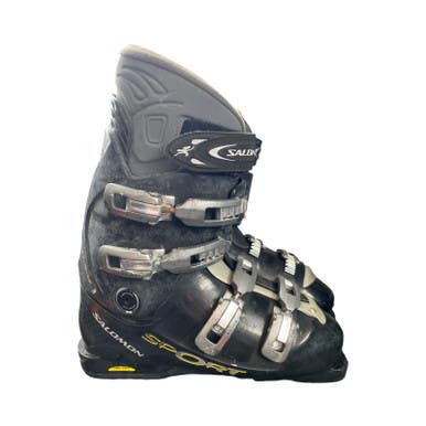 Used Salomon SPORT Mens DH Ski Boot Black 285 MP - M10.5 - W11.5 11883-S000156667