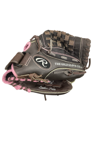 Used Rawlings FAST PITCH SOFTBALL BB/SB Glove RH Throw Brown 11" 11613-S000176043