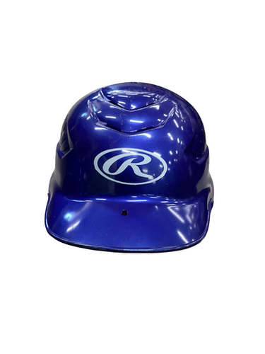 Used Rawlings CFBHN-R2 Batting Helmet w/Mask Royal Blue SM 11613-S000176008