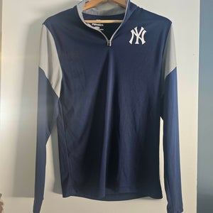 New York Yankees Fanatics Mens Small 1/4 Zip Pullover