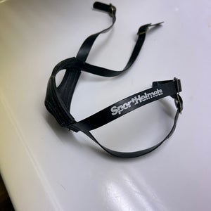 Black chin strap Sport Helmet Brand