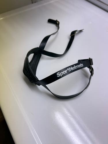 Black chin strap Sport Helmet Brand