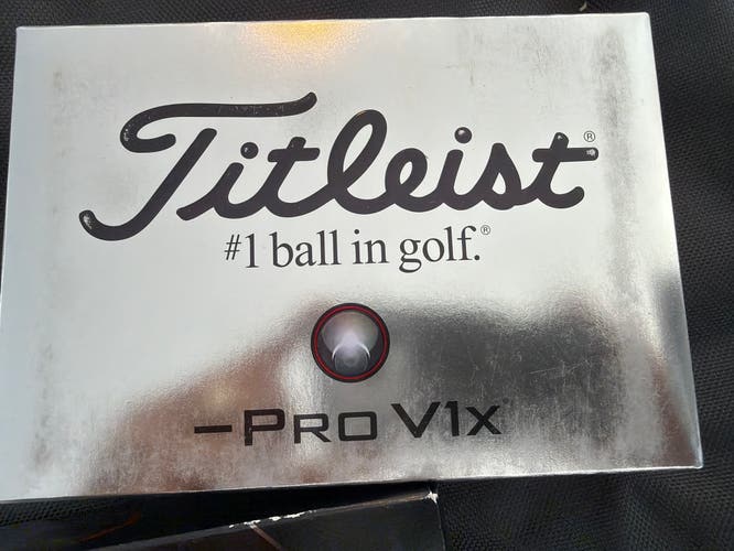 Titleist Pro V1x Balls left dash 12 Pack (1 Dozen) (New)