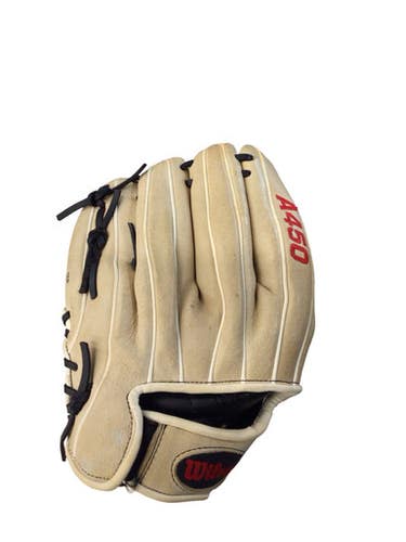 Used Wilson A450 BB/SB Glove RH Throw Brown 11 1/2" 11760-S000087064