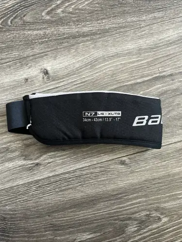 Bauer N7 Hockey Neck Throat Guard, Blue, Large