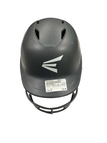 Used Easton EASTON GREY W/MASK Batting Helmet w/Mask Grey SM 11347-S000262823