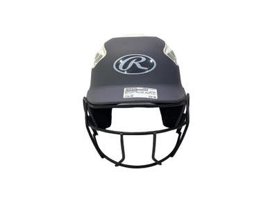 Used Rawlings BATTING HELMET W MASK Batting Helmet w/Mask Grey SM 11347-S000262790
