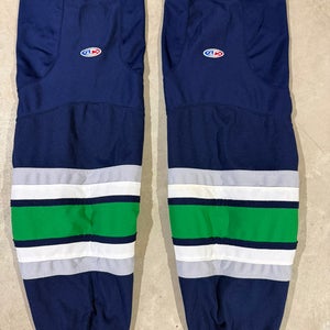 Blue Senior XL Athletic Knit Socks (Used)