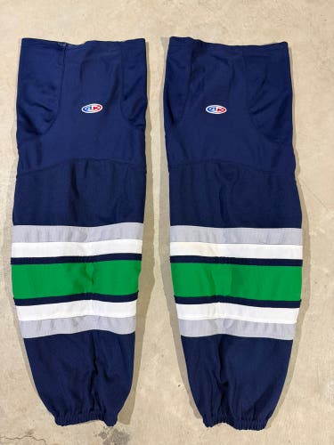 Blue Senior XL Athletic Knit Socks (Used)