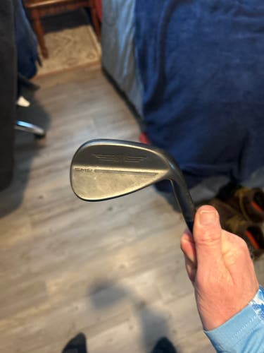 Men's 2022 Titleist Vokey SM9 Jet Black Premium Wedge Stiff Flex 50 Degree Steel Shaft (Used)