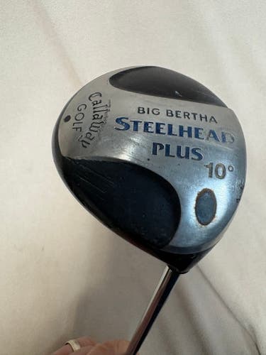 Men's Callaway Big Bertha SteelHead Plus Right Handed Driver Regular Flex 10 Loft (Used)