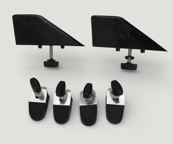 4 Hyperlite Original Thumbscrew Claw Wakeboard Binding Clamp Screws & Fins