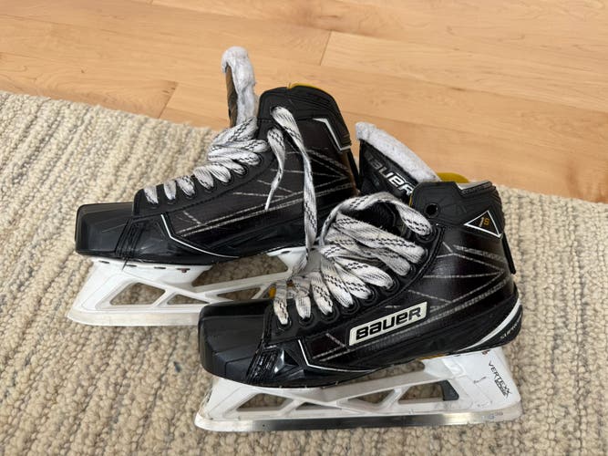 2016 Bauer Supreme 1S Hockey Goalie Skates Regular Width 6 (Used)