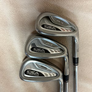 Men's Adams Idea A3 Right Handed Iron Set Uniflex Steel Shaft (Used)
