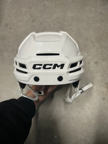 Medium Team USA Olympics CCM TACKS X Helmet Pro Stock (New) White