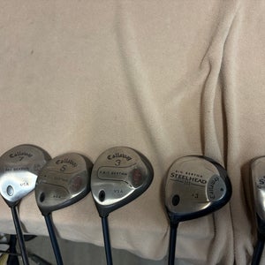 Men's Callaway Big Bertha Right Handed Clubs (Full Set) Regular Flex 5 Pieces (Used)