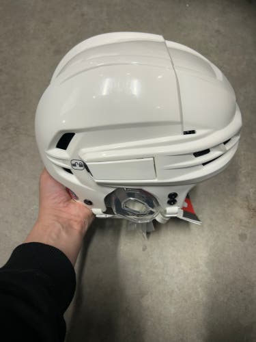 Medium Team USA Olympics CCM TACKS X Helmet Pro Stock (New) White