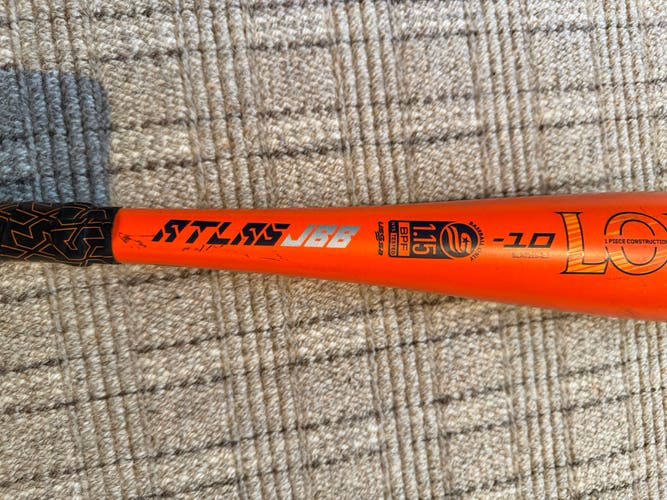 2023 Louisville Slugger Atlas Alloy USSSA Certified Bat (-10) 15 oz 25" (Used)