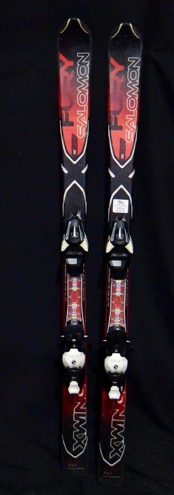 SALOMON QST MAX JR SKIS SIZE 110 CM WITH SALOMON BINDINGS