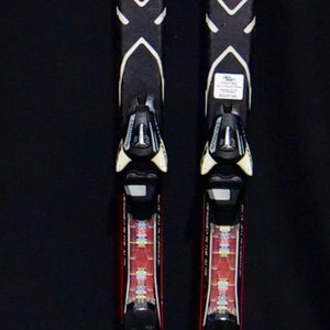 SALOMON FURY JR XWING SKIS SIZE 140 CM WITH NEW SALOMON BINDINGS