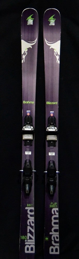 Blizzard Rustler 9 Skis 180 W/Salomon Strive 14 Bindings, NEW 2024