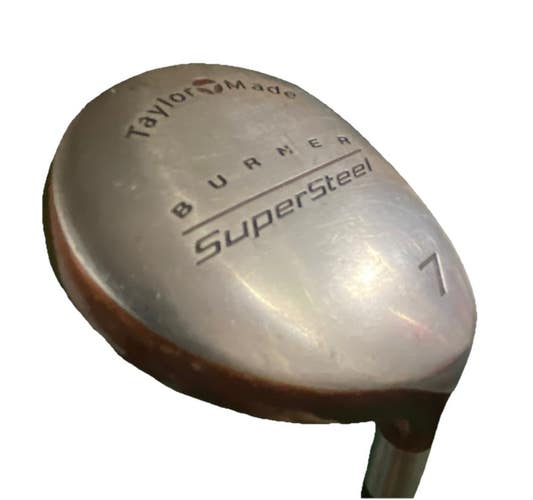 TaylorMade Burner SuperSteel 7 Wood 21* S-90 Stiff Bubble Shaft Graphite 41.5 RH