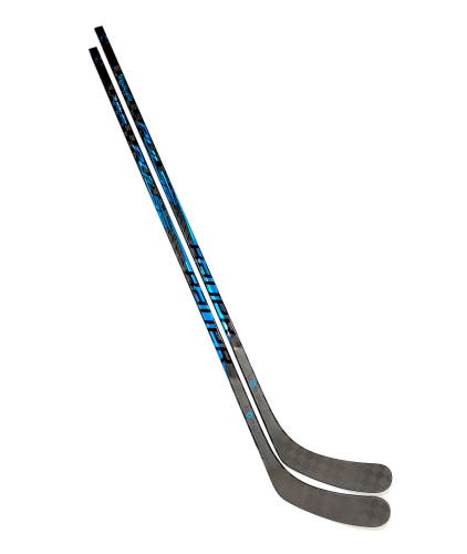 New 2 pack Bauer Nexus AG5NT (blue Pulse dress) Pro Stock - LH, P92, 77 Flex
