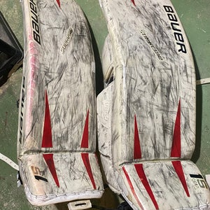 Large Bauer Supreme 1S OD1N Goalie Leg Pads (Used)