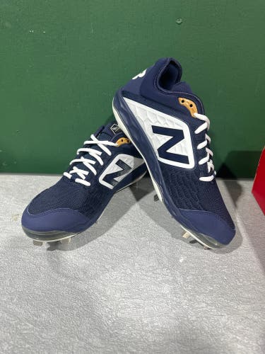 Blue Men's Size M 10.0 (W 11.0) Adult New Balance 3000v4 Low Top Metal (New)