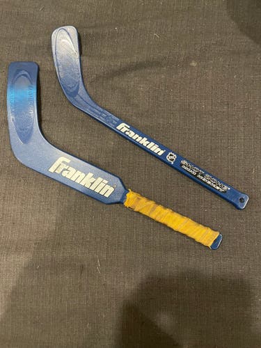 Franklin lefty knee hockey sticks