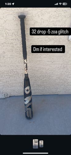 2021 DeMarini CF Glitch Composite USSSA Certified Bat (-5) 27 oz 32" (Used)