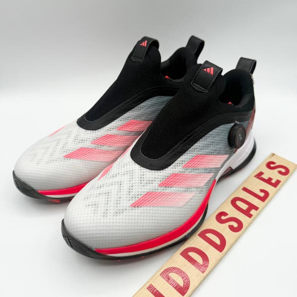 Adidas Adizero ZG BOA Spikeless Golf Shoe White Red Black  display picture 1