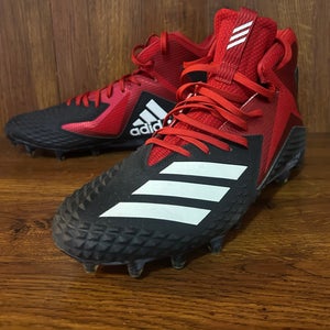Men's Size M 12.0 (W 13.0) Adidas Mid Top Molded Cleats (Used)