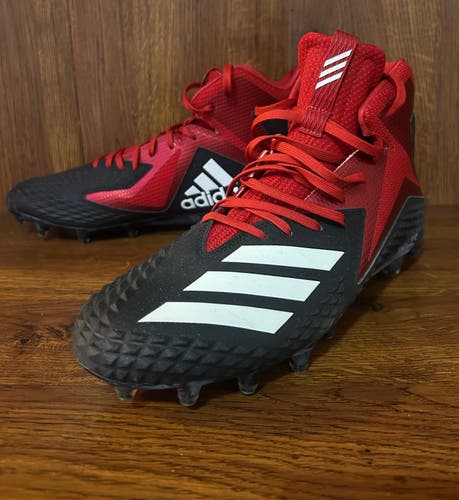 Men's Size M 12.0 (W 13.0) Adidas Mid Top Molded Cleats (Used)