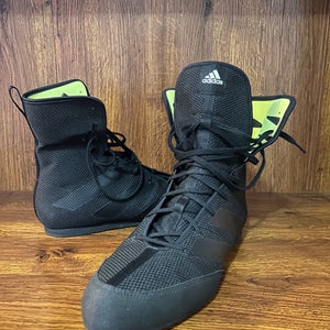 Black Men's Size M 13.5 (W 14.5) Adult Adidas Boots (New)