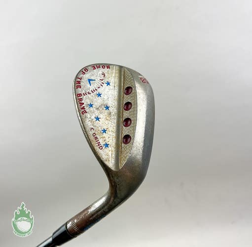 Callaway Mack Daddy 4 Milled RAW Wedge 58*-8 C Grind Raijin 74g Stiff Graphite